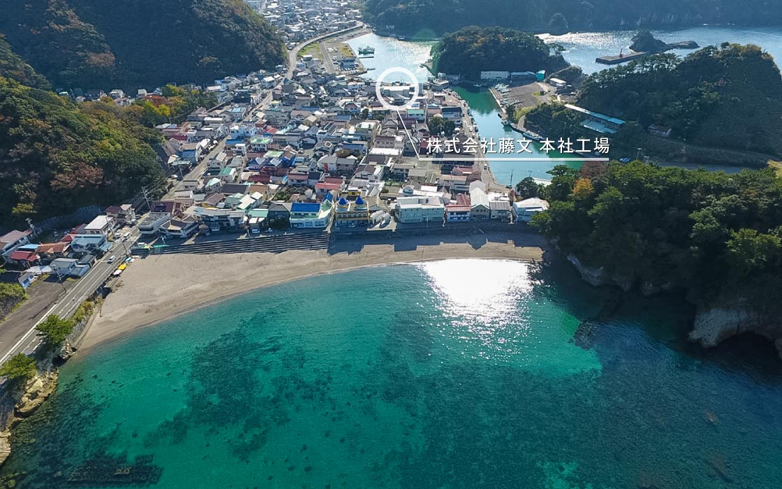 藤文本社工場・空撮写真